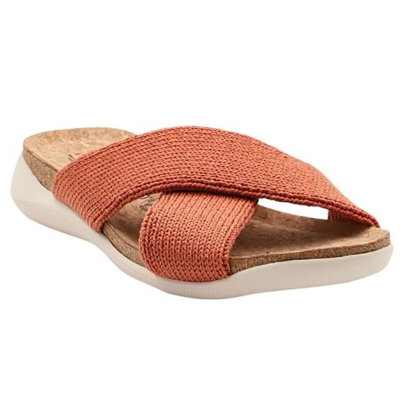 ARCOPEDICO Women’s Pantanal H79 Knit Slides in the Size 40/9 US in Brick Color - Picture 3 of 16